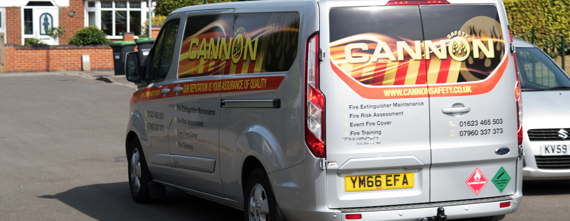 Cannon Safety van
